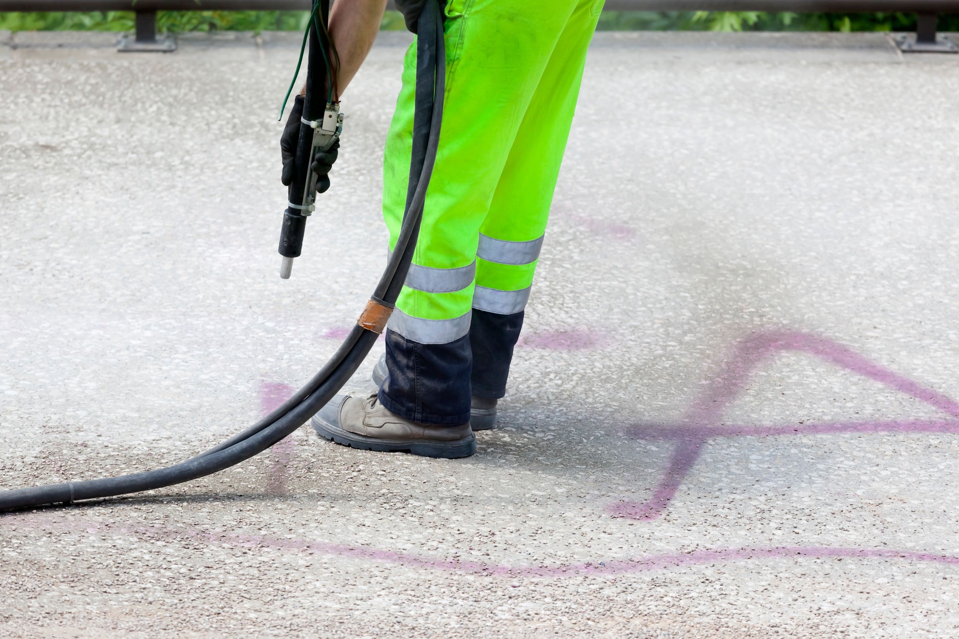 Graffiti Removal by Dustless Blasting